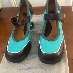 Fluevog The Mini Gorgeous Funky Mary Jane Style High Heels